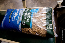 Pellets de madera eo2 – palé de 66 sacos de 15 kg, con un total de 990 kg de eo2®.