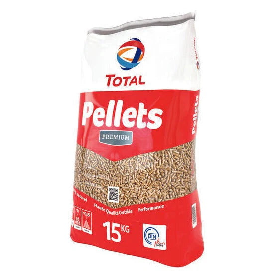 Pellets Premium Total Energies, 66 sacos de 15 kg