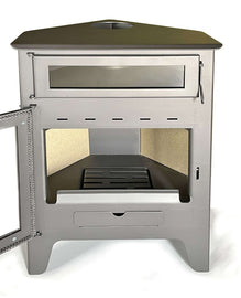 Estufa de leña modelo r5 horno max 11 kw